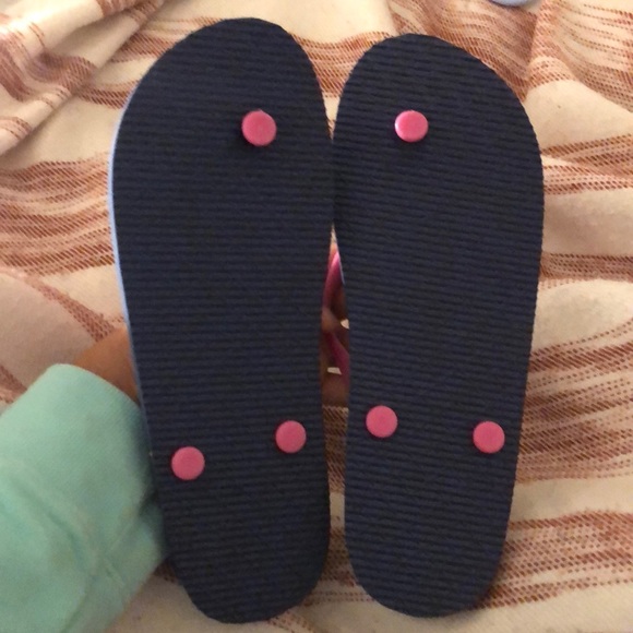 Paris blues beach slippers - Picture 2 of 3